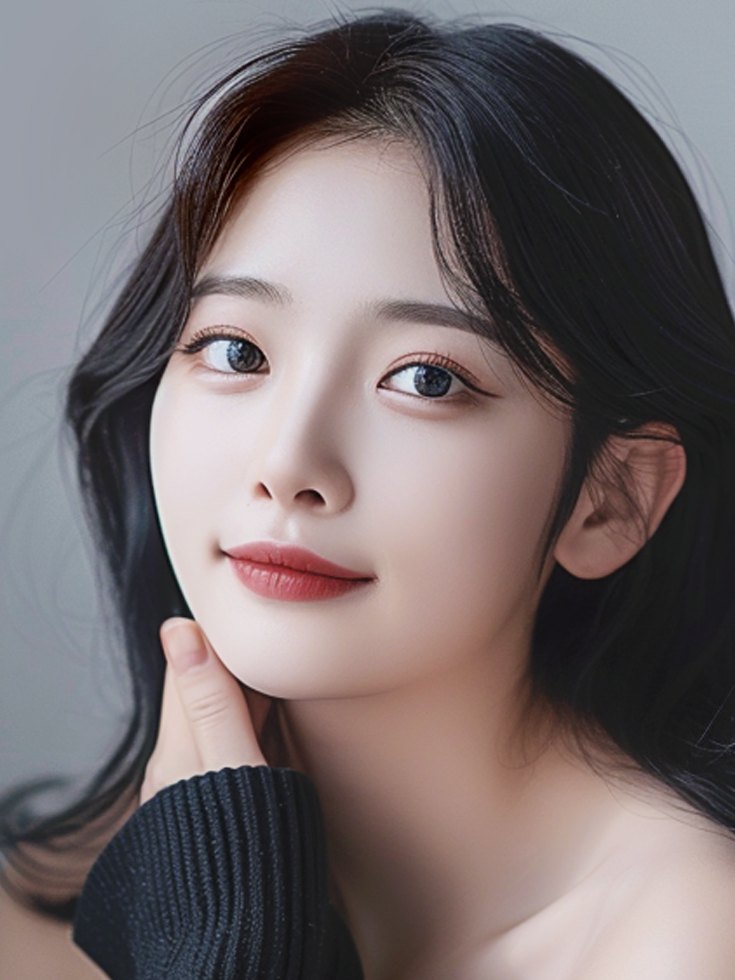눈매교정 시술 부위 클로즈업